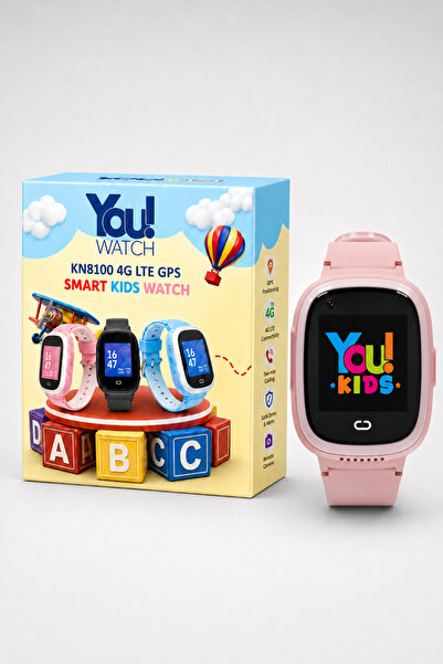 You Watch Sim Kartlı Pembe Çocuk Takip ve Telefon Arama Özellikli Akıllı Saat