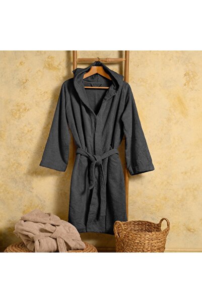 Melinen Μπουρνουζι Ενηλικων Bloom Dark Grey