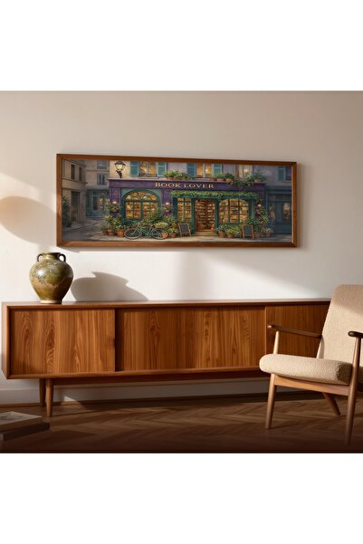 Tuba Decor Tek Parça Gerçek Ahşap Yatay Panorama