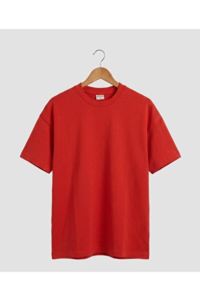 More Black Plain Half Oversized Unisex T-Shirt
