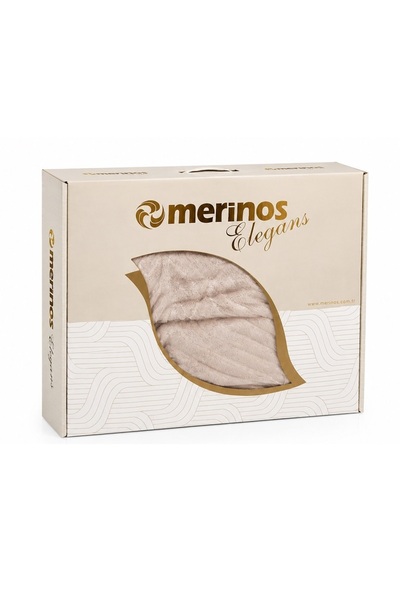 Merinos Elegans Thick Embossed Single Boxed Blanket (160X220) - Foam