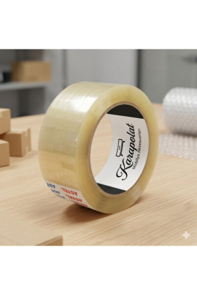 KARAPOLAT Astel Duct Tape 45 mm X 100 m Transparent 1 Piece |   Strong Adhesi...