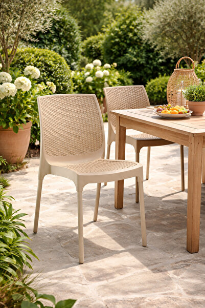 Alezy R009 Sunny Rattan Bahçe ve Balkon Sandalye