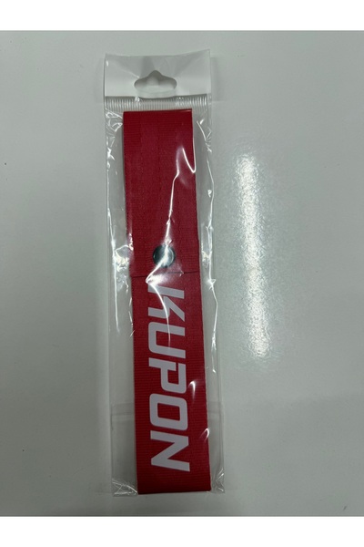KUZEY AKSESUAR Kupon Tampon İpi Kırmızı renk Kalın kumaş Tampon Dili