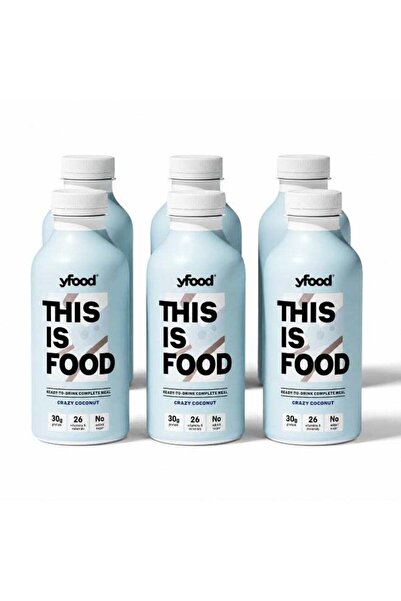 YFC yfood Crazy Coconut Meal Replacement Drink 500ml x 6 – 30g Protein, 26 Vi...