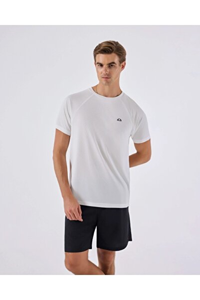 Ellesse 6SM5036-OF Ανδρικό Αθλητικό T-Shirt - Εκρού
