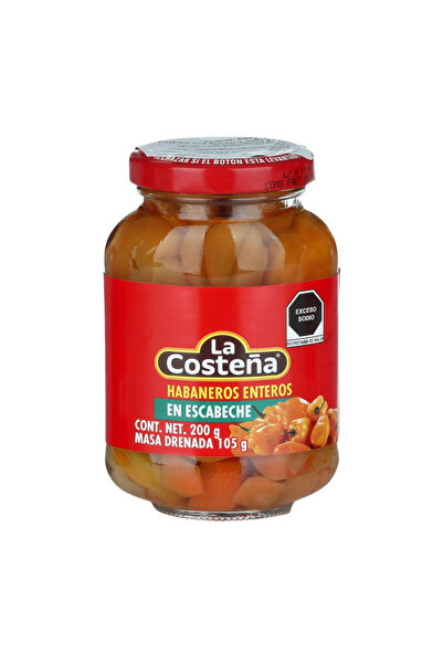 La Costena Ardei habanero intregi 200g
