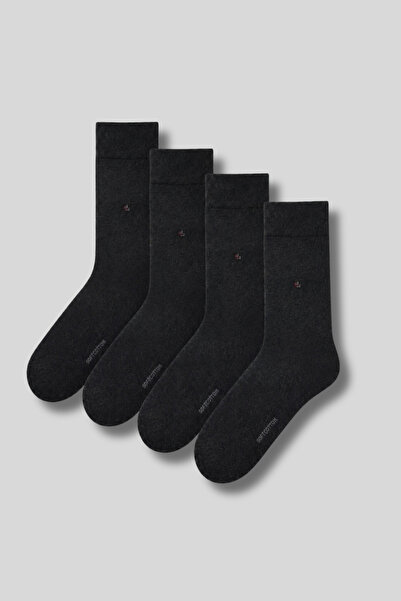 Ada Çorap & İç Giyim Men's 4-Pack Cotton Patterned Socks