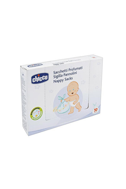 Chicco Αρωματικές και σφραγισμένες σακούλες για μεταχειρισμένα πάνες, 50 τεμά...