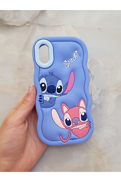 ZB Aksesuarda Moda Iphone X VE XS Uyumlu Stitch Disney Lilo Ve Stiç Hamur Sil...