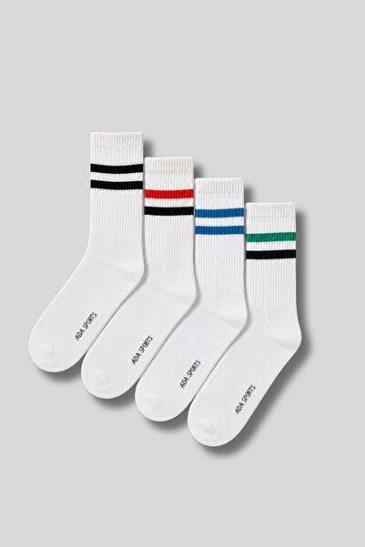Ada Çorap & İç Giyim Men's 4-Pack Sole Towel Sports-Tennis Socks