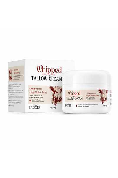 SADOER Cremă de față cu Tallow, 100g - Hidratantă și nutritivă pentru toate t...