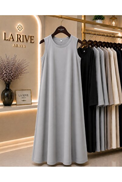 La Rive La Rive Abaya - Classic Silver Grey ✨