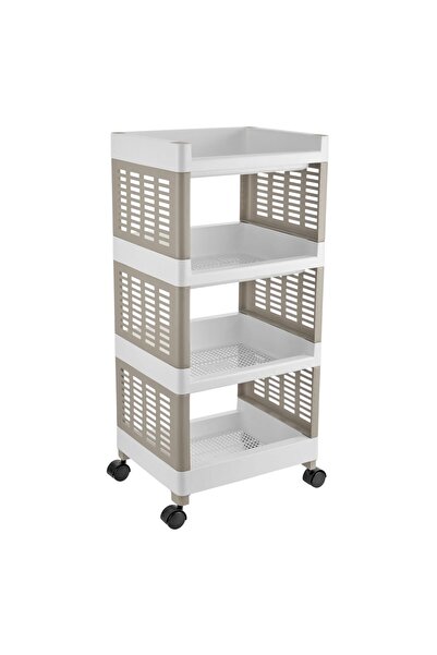 abnturk 4 Katlı Çok Amaçlı Plastik Organizer