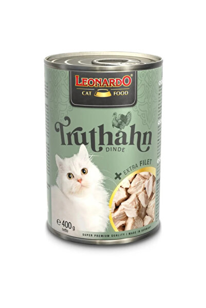 LEONARDO Turkey & Extra Fillet Κονσέρβα Γάτας με Γαλοπούλα 400gr