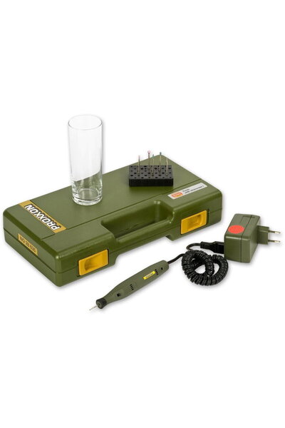 Proxxon Set complet pentru gravura pe sticla " Trial Glass ", 28635