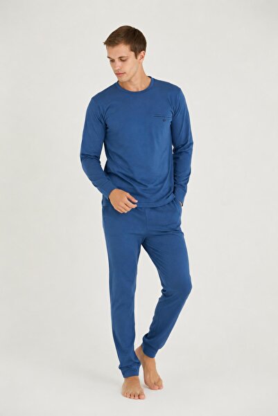 gd goldoremi Premium Series Men's 100% Cotton Comfortable 0-Collar Long Sleev...