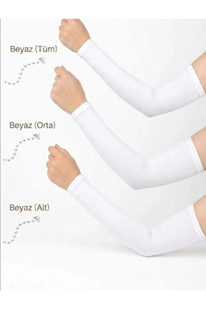 GRİLAND Beli 3 para molitvenih i višenamenskih rukava od češljanog pamuka i l...