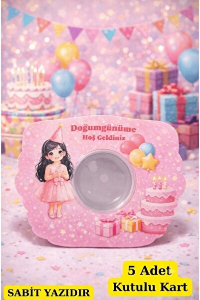 Emtory Gift 5 Adet | Kız Çocuk Doğum Günü Hediyesi - Doğum Günü Hatırası - Pe...