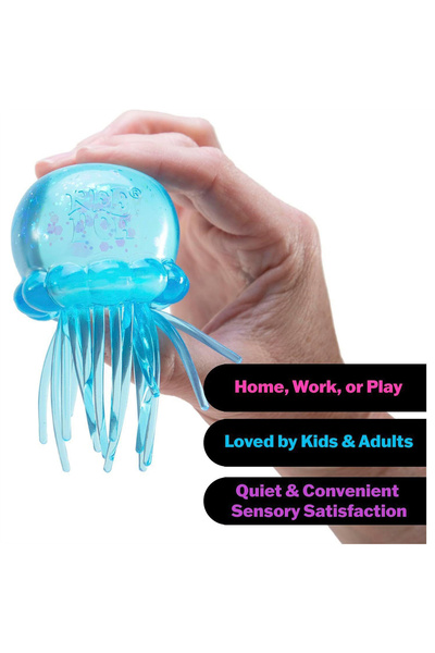 Needoh Small Jelly Squish | Jelly-like Stress-Relieving Toy with Swinging Ten...