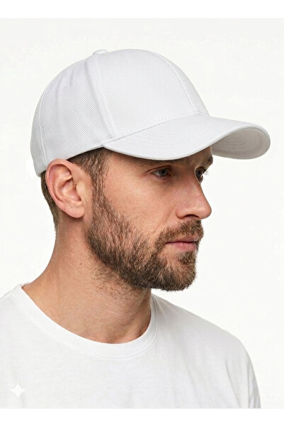 STELLA VESTİNO Unisex Gabardin Yazlık Kep - Düz Spor Şapka