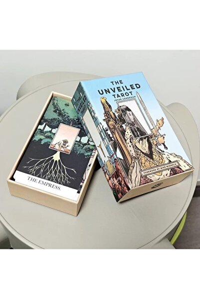 Galaksi Dükkanı The Unveıled Tarot Destesi /Yüksek Kalite, Sert Kapaklı Kutu ...