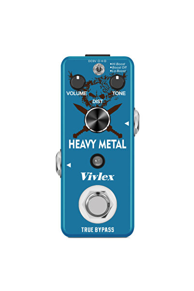 Choice VIVLEX Guitar Pedal Heavy Metal Effects Classic 80's Metal Distortion ...