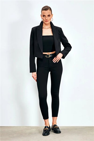 diğer1234 Παντελόνι Slim Fit Μαύρο — 36, mavro