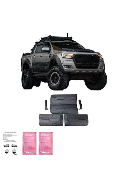 ROAL TUNİNG Ford Ranger T6, T7 ve T8 Birebir Uyumlu Double Kapı Kaplama Seti.