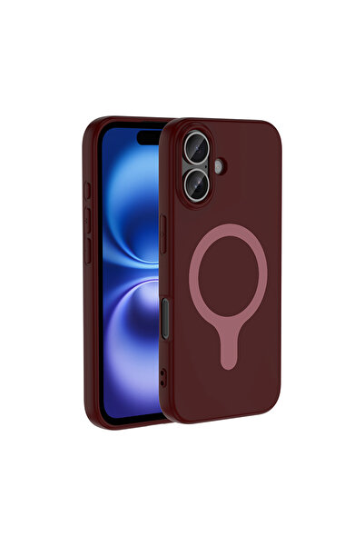 UnDePlus Apple iPhone 17 Kılıf M-Safe Şarj Özellikli Renkli Silikon Aris Kapak