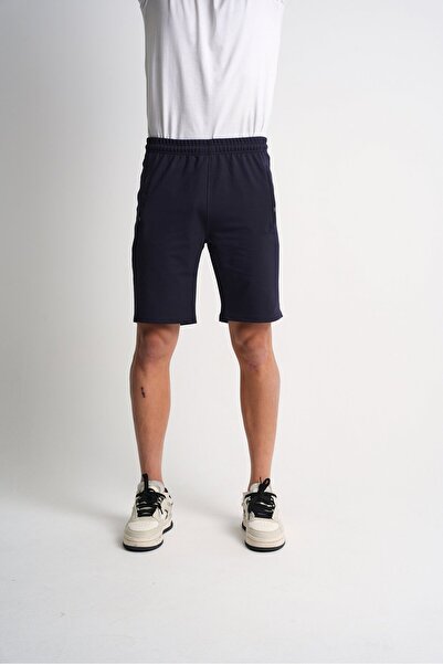 Shooter Sportswear شورت قطني للرجال بقصة عادية وجيوب بسحابين