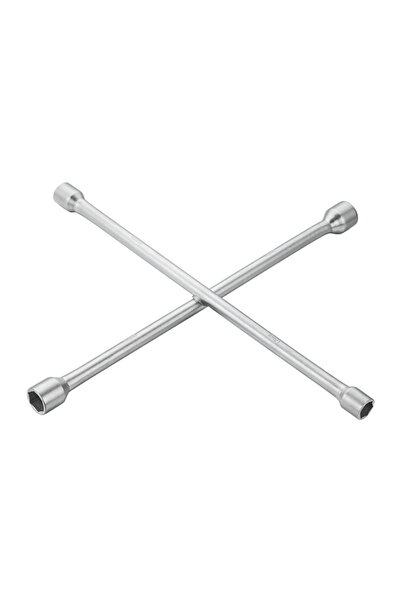 Lawazim Pro7 18inch 4-Way Lug Wrench 17, 19, 21, 23mm Cross Wheel Spanner for...