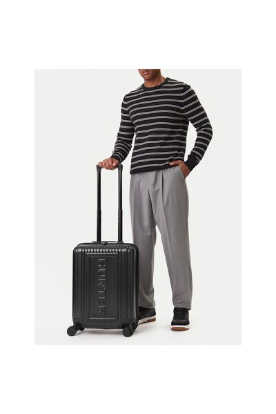 Hunter Valiză de cabină unisex neagră