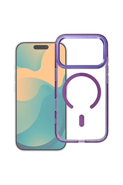 OEM Διαφανής Υβριδική Θήκη Πλαισίου με MagSafe Μωβ (Samsung Galaxy A56 5G) - ...