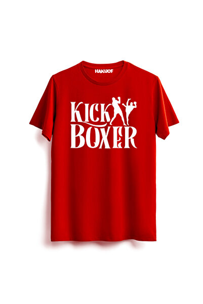 hakuof Kickboxing Unisex T-Shirt Kickboxing Cotton