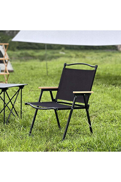Vivendo Scaun metalic plabil pentru gradina, camping sau plaja, 54x59x76 cm, ...