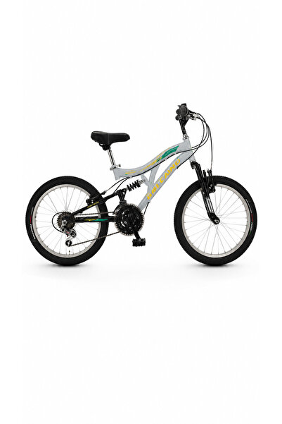 Salcano Hector 20V - 20" Jant 18 Vites Dağ Bisikleti – MTB - Açık Gri | Yeşil...