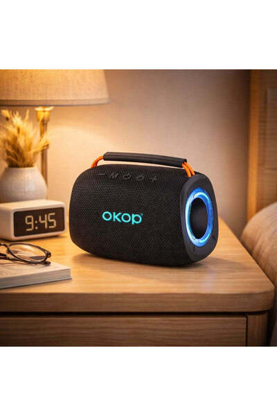 Vivendo Boxa wireless portabilă cu iluminare RGB – Okop KP-590