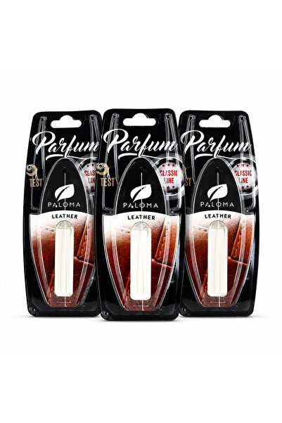 PALOMA Set 3 odorizante auto Parfum Leather, 5 ml.