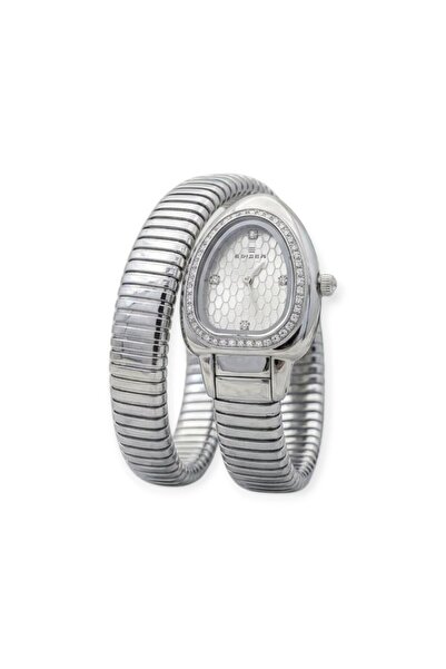 Clarity Pulsar Women Luxury Watch White Dial Silver Flexible Bracelet