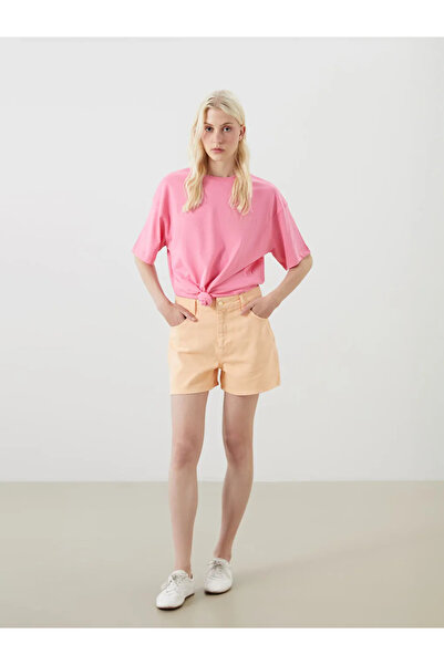 LC Waikiki Mercan Standard Fit Women's Jean Shorts