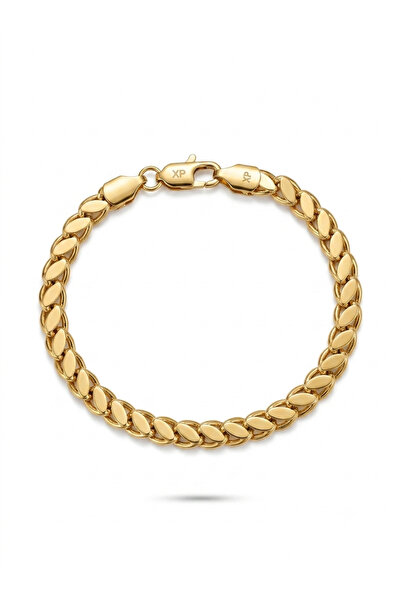 Nuggita Arpa Detailed Steel Bracelet