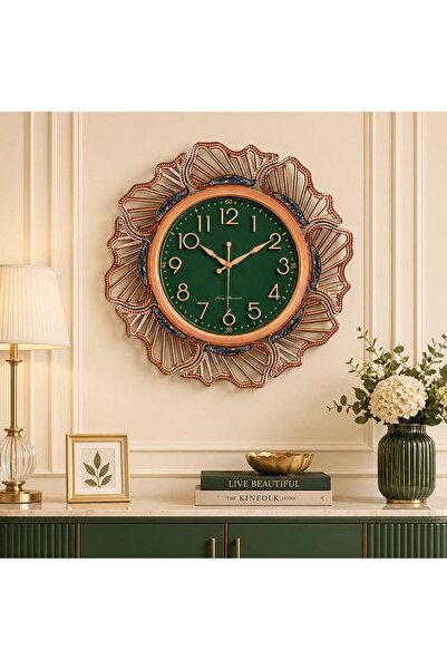 Vivendo Ceas de perete modern decorativ 57 cm design elegant cu cadran mare s...