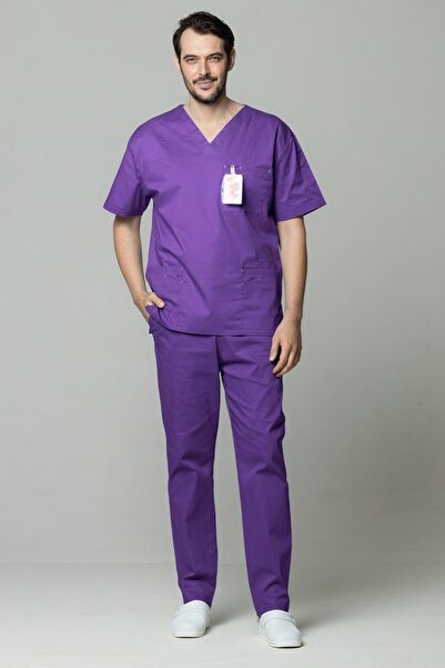 tag Costum medical premium MEN COTTON STRETCH pentru barbati, Bumbac flexibil...