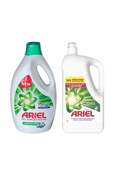 Ariel Detergent lichid Mountain Spring 5.7 L+ Detergent Universal Clean 5L