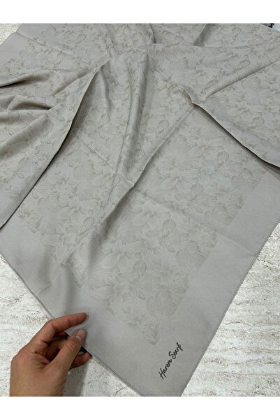 HAREM SCARF وشاح ذهبي عميق اللون بيج رملي