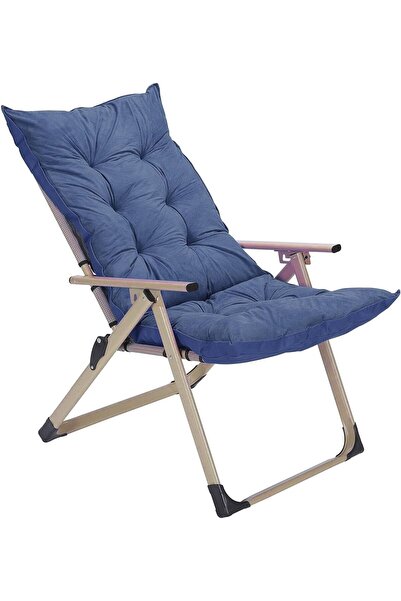 Cady One Folding Camping Chair 5 Positions Adjustable Padded Camping Chair wi...
