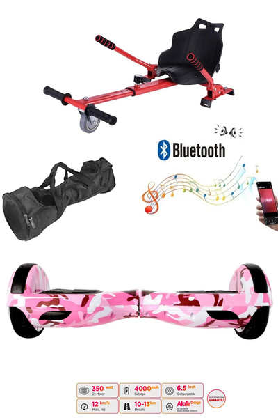 CityMate Elektrikli Kaykay Scooter Hoverboard Akıllı Denge 6.5 Inch + Hover K...