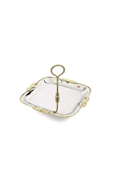 Mikasa Moor Gümüş Gold İşlemeli Sunumluk 24x17cm