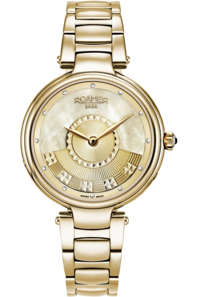Roamer Ceas de damă 602857 48 30 50 — auriu, clasic.